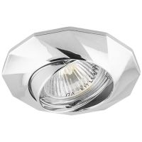 Вбудований світильник Feron DL6021 під лампу хром