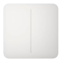 Розумний двоклавішний вимикач Ajax LightSwitch білий