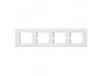 Рамка 4 поста Біла GRANO