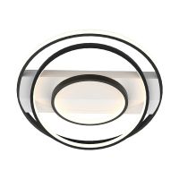 Світильник LED smart NITRO пульт 100W 3000-5000K IP20 біло-чорне коло Violux 220835