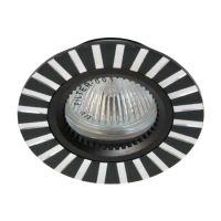 Вбудований світильник Feron GS-M364 під лампу чорний