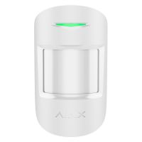 Бездротовий датчик руху з мікрохвильовим сенсором Ajax MotionProtect Plus білий