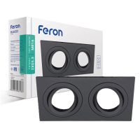 Встроенный поворотный светильник Feron DL6222 под лампу черный