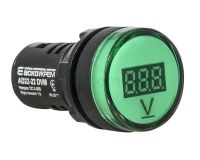 Цифровий вимірювач напруги AD22-22DVM DC 5-30В (зелений)