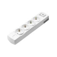 Колодка Violux 4 гнізда із заземленням та вимикачем 910250