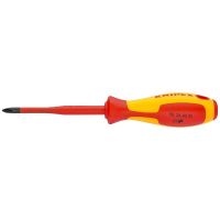 Отвертка VDE с утонченным наконечником PH KNIPEX 98 24 01 SL
