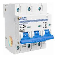 Автоматичний вимикач Acko ВА-2003/C 3P 80A 6кА C