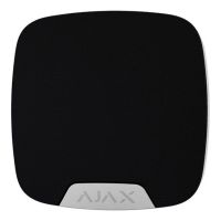 Бездротова кімнатна сирена Ajax HomeSiren чорна