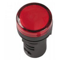 кнопка - лампа индикатор  AD22(V) 22mm красная 500В