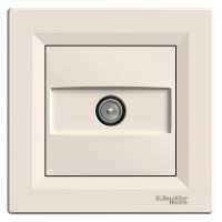 TV розетка кінцева Schneider Electric Asfora кремова