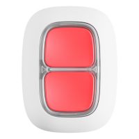 Бездротова екстрена кнопка Ajax DoubleButton біла