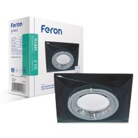 Вбудований світильник Feron 8150-2 під лампу сірий срібло