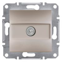 TV розетка кінцева Schneider Electric Asfora бронза