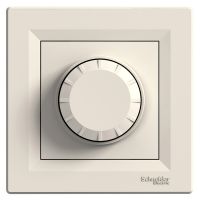 Світлорегулятор (димер) поворотний Schneider Electric Asfora 600Вт кремовий