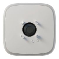 Бездротова вулична сирена з кріпленням для брендованої лицьової панелі Ajax StreetSiren DoubleDeck біла