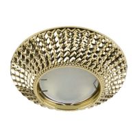 Вбудований світильник Feron CD003 під лампу золото