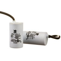 Конденсатор JYUL CBB-60 100 mkf 450 VAC (±5%) гибкие выводы 60*120 мм