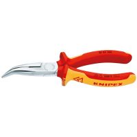 Плоские круглогубцы с режущими кромками KNIPEX 25 26 160 (загнутые)