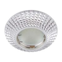 Вбудований світильник Feron CD003 під лампу срібло