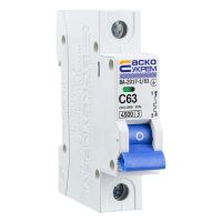 Автоматичний вимикач Acko ВА-2017/C 1P 63A 6кА C