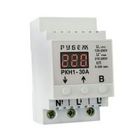 Реле контроля напряжения Rubezh РКН-30pro однофазное 30А на DIN-рейку