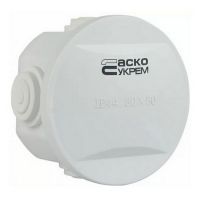 Коробка розподільча круг 80*50 IP44 TY-RA Аско