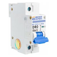 Автоматичний вимикач Acko ВА-2003 1P 80A 6кА D