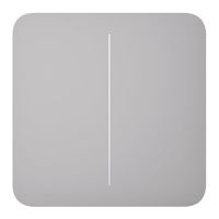Розумний двоклавішний вимикач Ajax LightSwitch світло-сірий