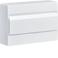 Щит на 12 модулів накладний з білими дверцятами COSMOS