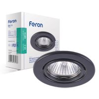 Вбудований світильник Feron DL11 під чорний лампу