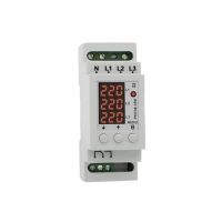 Реле контроля фаз Rubezh РКН3Ф-16М трехфазное 16А на DIN-рейке