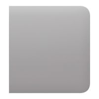 Бічна кнопка для вимикача Ajax SideButton 1-gang/2-way світло-сіра
