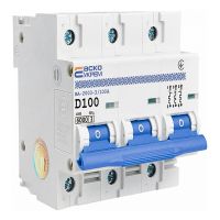 Автоматичний вимикач Acko ВА-2003/D 3P 100A 6кА D