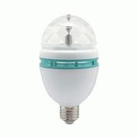 Лампа LED 3W RGB E27 220V Lemanso ДИСКО