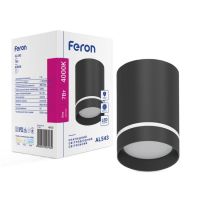 Світлодіодний світильник Feron AL543 7Вт 4000K чорний